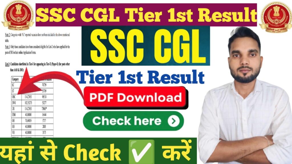 SSC CGL Tier 1st Result : परिणाम जानें कब आएगा रिजल्ट, कटऑफ और अगले चरण के बारे में जानकारी