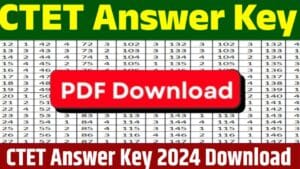 CTET December Answer Key 2024-सीटीईटी दिसंबर का आंसर की जारी