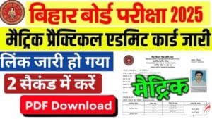 Bihar Board 12th Practical Admit Card 2025 : बिहार बोर्ड इंटर का प्रैक्टिकल एडमिट कार्ड हुआ जारी, यहां से करें डाउनलोड @biharboardonline.bihar.gov.in